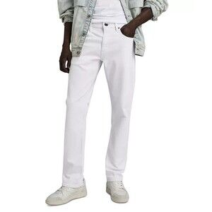 G-Star Raw Men's Mosa Straight-Fit Jeans Cotton Blend Bright White 33W/32L
